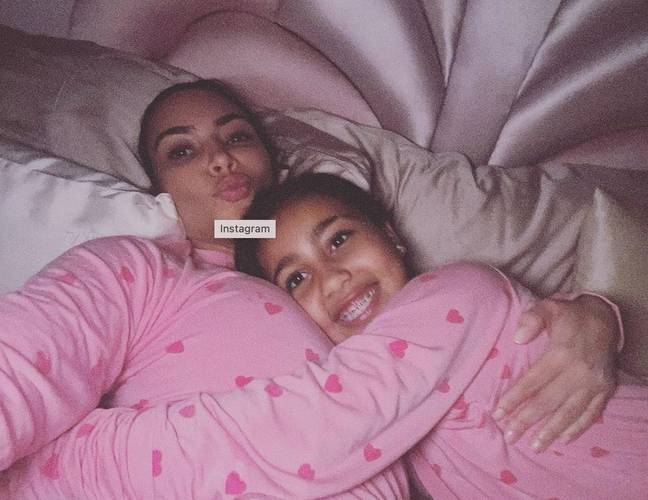 Kim Kardashian has been sharing her daughter's incredible artwork. Credit: Instagram/ Kim Kardashian