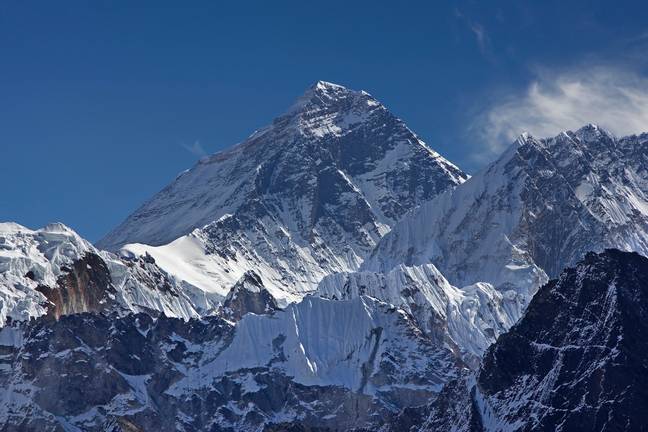 Everest is the Earth's highest mountain. Credit: Maciej Bledowski / Alamy Stock Photo