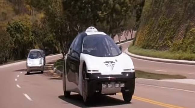 There are also self-driving cars in the futuristic film. Credit: Warner Brothers