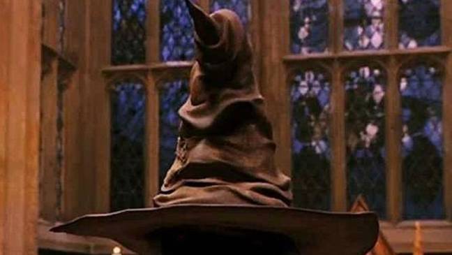 Leslie Phillips voiced The Sorting Hat (Warner Bros)