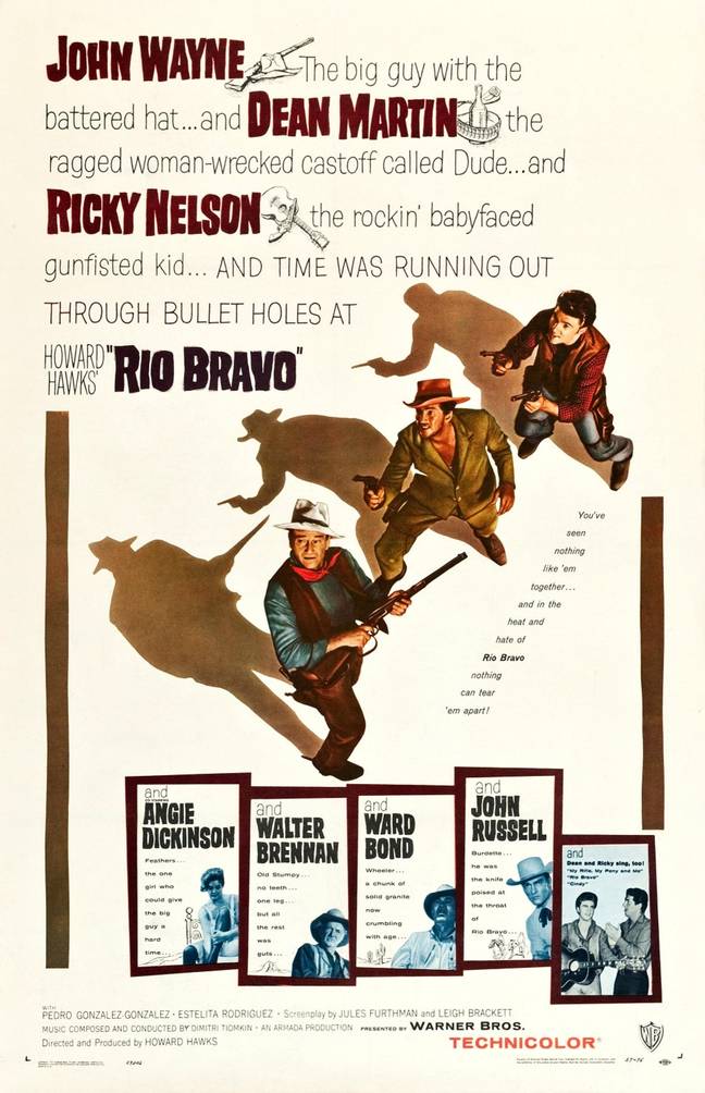 Rio Bravo was Tarantino's second Western choice. Credit: IMDB
