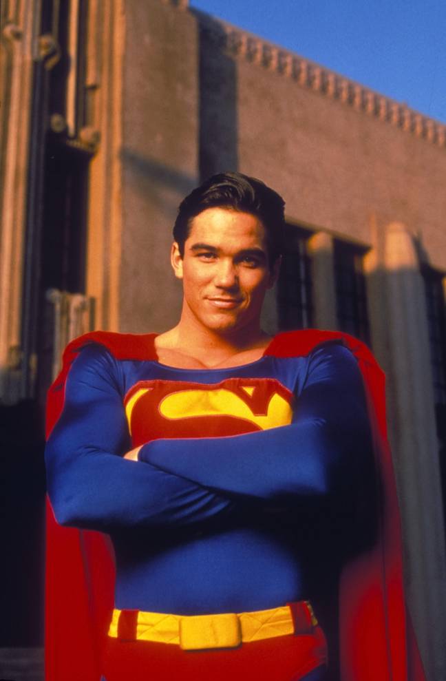 Dean Cain as Superman. Credit: PictureLux / The Hollywood Archive / Alamy Stock Photo