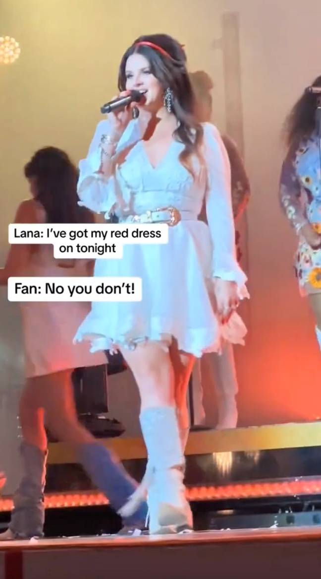 Some fans were totally shocked by Lana Del Rey's voice. Credit: TikTok/@officialjaypruitt