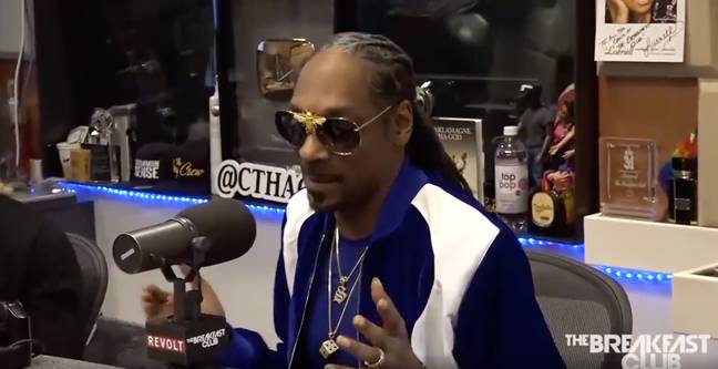 Snoop had a surprising response when asked if he regretted sexist lyrics from earlier songs. Credit:  The Breakfast Club