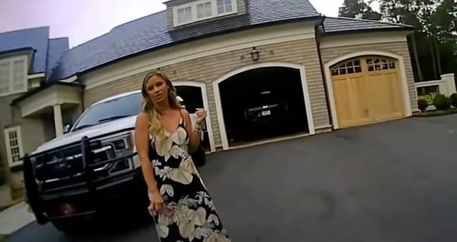 Newly obtained body cam footage shows police respond to a confrontation between Lindsay and Robert Shiver. Credit: ABC