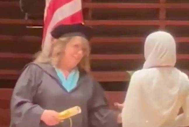 Hafsah Abdul-Rahman was 'embarrassed' when she was denied her diploma. Credit: 6abc Philadelphia