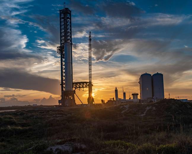 The SpaceX launchpad in Texas. Credit: Marc Sherman / Alamy Stock Photo
