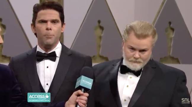 SNL were criticised for seemingly mocking Colin Farrell and Brendan Gleeson's accents. Credit: YouTube