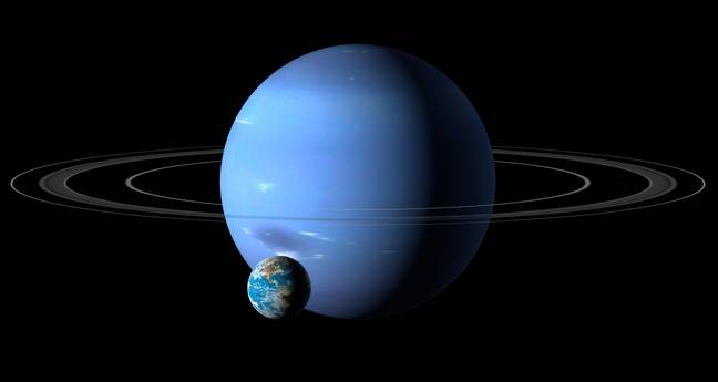 The model breaks down the three separate haze layers according to different height levels in both the planets’ atmospheres. Credit: Alamy