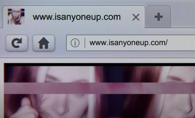 The website remained up for a whopping 16 months before being taken down. Credit: Netflix