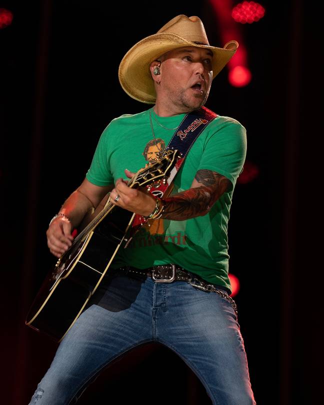 Jason Aldean's song 'Try That In A Small Town' has been heavily criticised. Credit: Connie Chronuk / Contributor