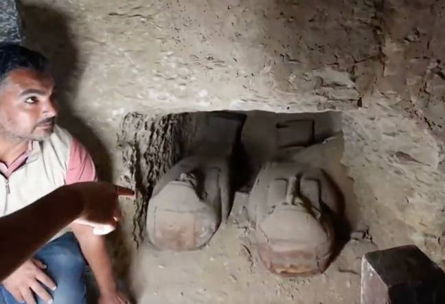 Hawass believes there are still many coffins to be found. Credit: NBC News