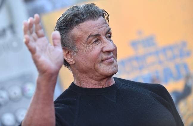 Sylvester Stallone intimidates the boys his daughters bring home.  Credit: AFF/Alamy Stock Photo