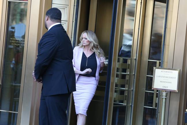 Stormy Daniels says she's not afraid of Trump, but fears what his supporters might do, having already threatened to murder her. Credit: Pacific Press Media Production Corp. / Alamy Stock Photo