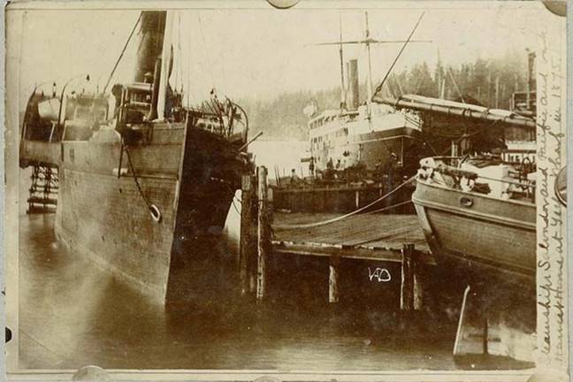 The steamer has been lost for more than a century. Credit: MOHAI, Seattle Historical Societ