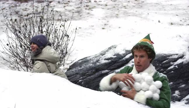 Buddy throws the snowballs at rapid speed. Credit: Warner Bros