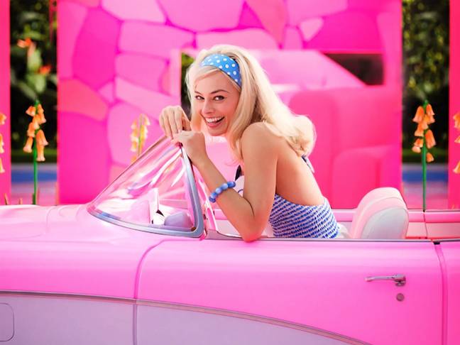 Margot Robbie in Barbie, out on July 21. Credit: Warner Bros.