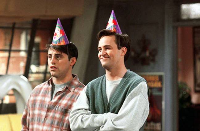 The pair played best friends Joey and Chandler in the iconic sitcom. Credit: Warner Bros.