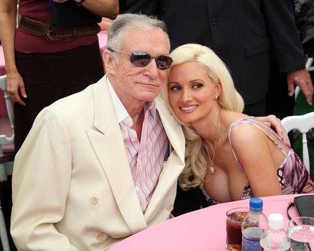 Hugh Hefner's ex-girlfriend, Holly Madison, explained why he hated red lipstick. Credit: Chad Buchanan / Contributor / Getty Images
