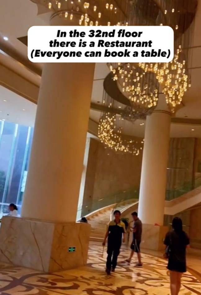 The building certainly looks swanky. Credit: TikTok/ @yasminvroon