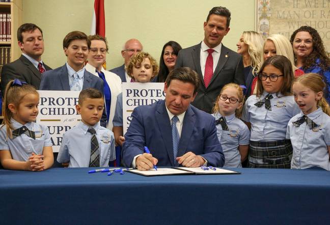 The 'Don't Say Gay' bill was signed into law today (Alamy)