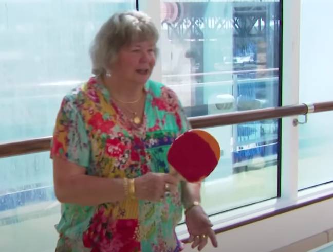 Jess and Marty start each day with a game of table tennis. Credit: 9News