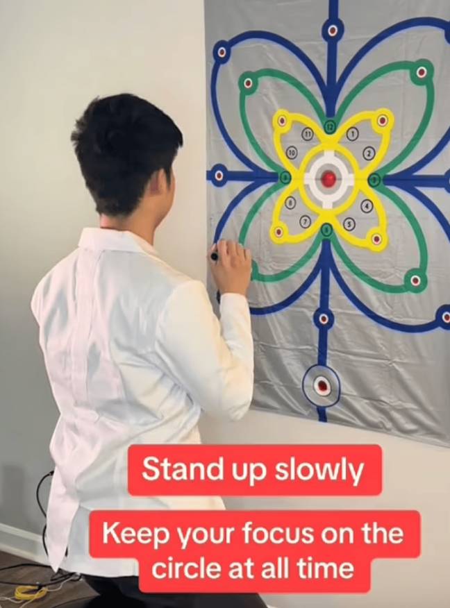 The neurologist gave tips on how to stop 'air hunger'. Credit: Tiktok/drtpang