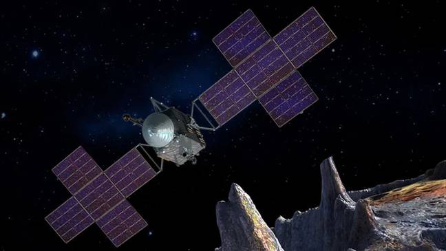 NASA is launching a spacecraft later this year. Credit: Maxar/ASU/P. Rubin/NASA/JPL-Caltech