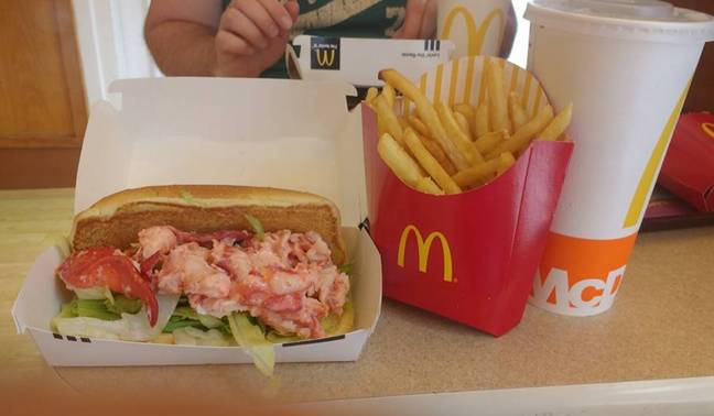 The lobster roll meal was available in select restaurants. Credits: TripAdvisor 