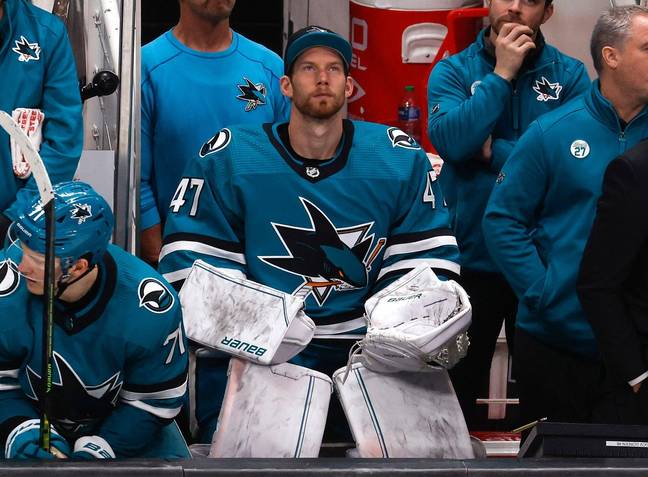 James Reimer declined the chance to wear a pride jersey. Credit: Sipa US / Alamy Stock Photo
