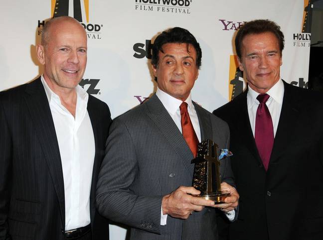 Bruce Willis and Arnold Schwarzenegger starred alongside one another in 'The Expendables'. Credit: Alamy Stock Photo/ AFF