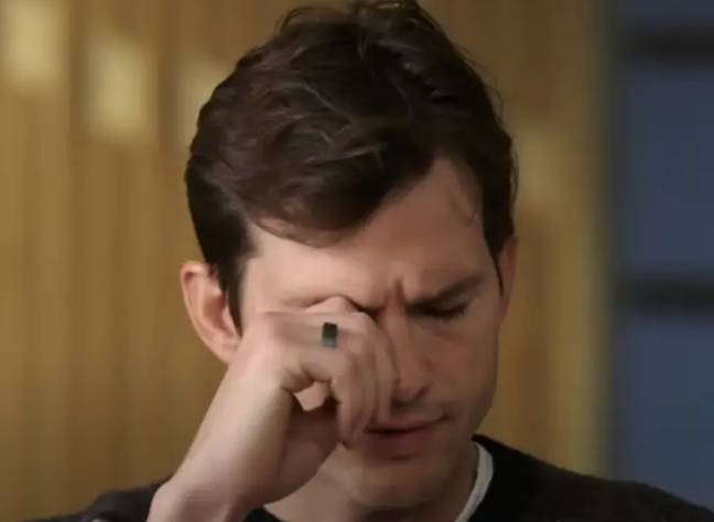 Kutcher was moved to tears reflecting on his brother's near death. Credit: Paramount+