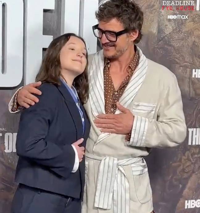 Pedro Pascal has revealed why he places his hand on his chest during photo shoots. Credit: Twitter/@deadline