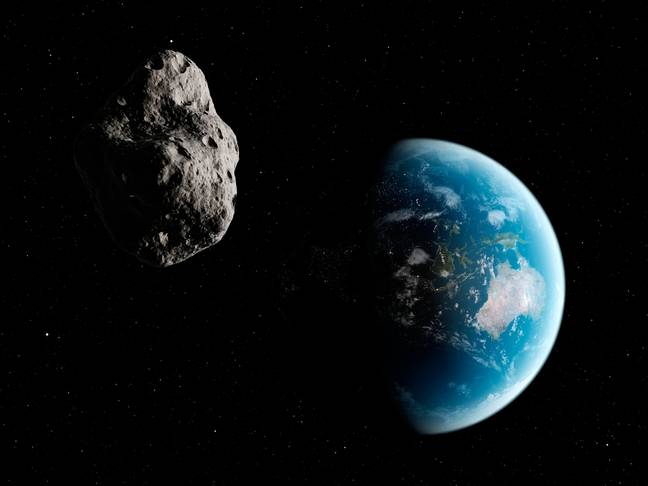 The asteroid with the potential to hit Earth has been picked up in recent weeks. Credit: Alamy / Science Photo Library