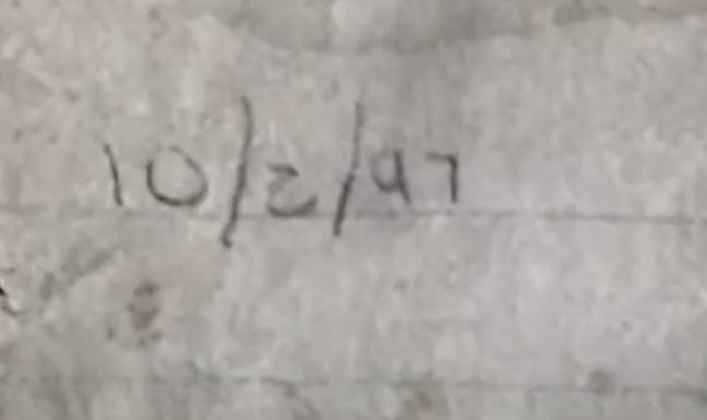 It took nearly 30 years for the bottle to be found. Credit: WCVB Channel 5 Boston