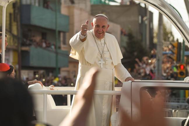 Pope Francis. Credit: Toni Francois / Alamy 