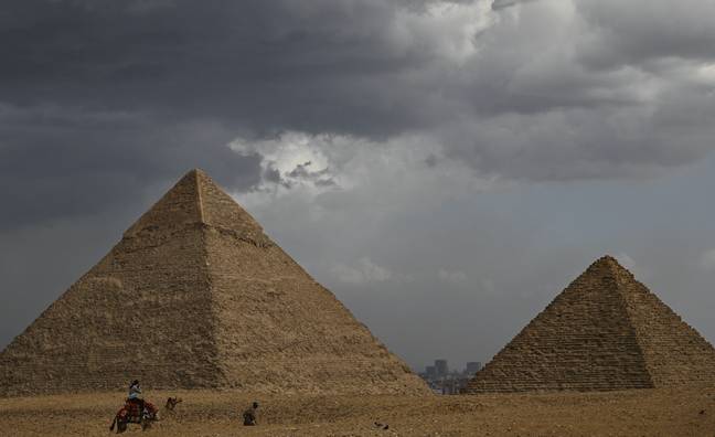 How do you think the pyramids were built? Credit: Getty Images/ Rasit Aydogan/ Anadolu