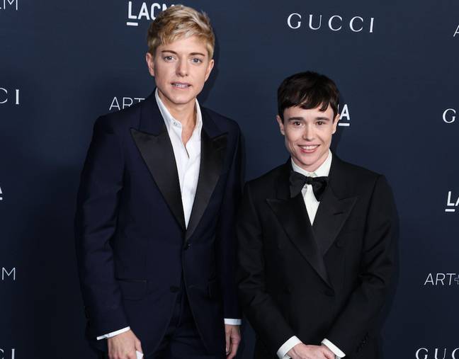 Martin and Page went to an event together at the LA County Museum of Art. Credit: Image Press Agency / Alamy Stock Photo