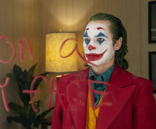 Phoenix stars as the clown in Joker. Credit: Warner Bros.