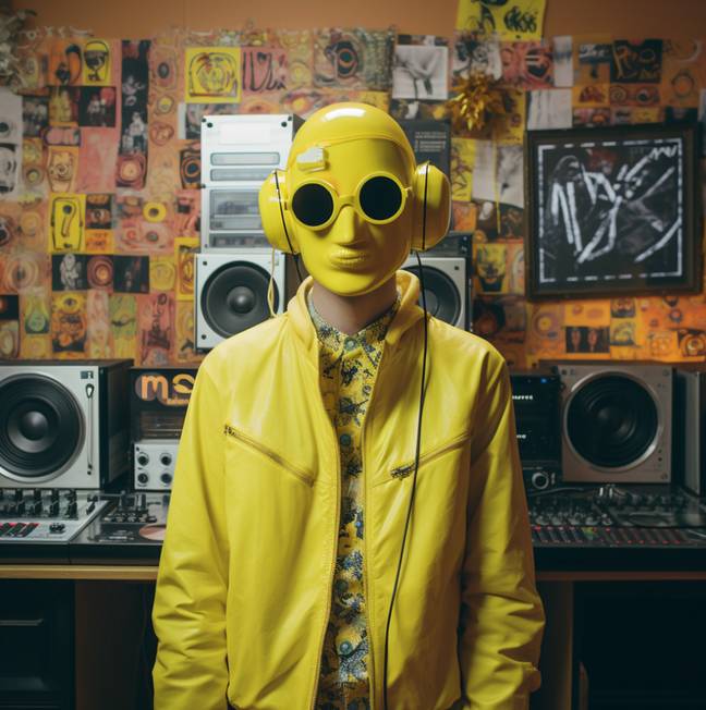 This is what an AI thinks an average Acid House fan looks like. Who are we to argue? Credit: UNILAD/Midjourney