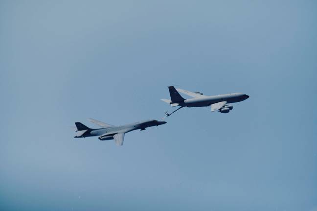 The planes were said to have collided in mid air. Credit: US Air Force Photo / Alamy Stock Photo