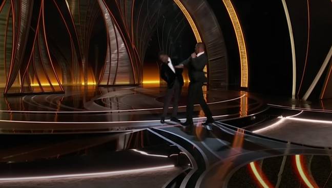 Chris Rock was slapped by Will Smith at the Oscars. Credit: ABC