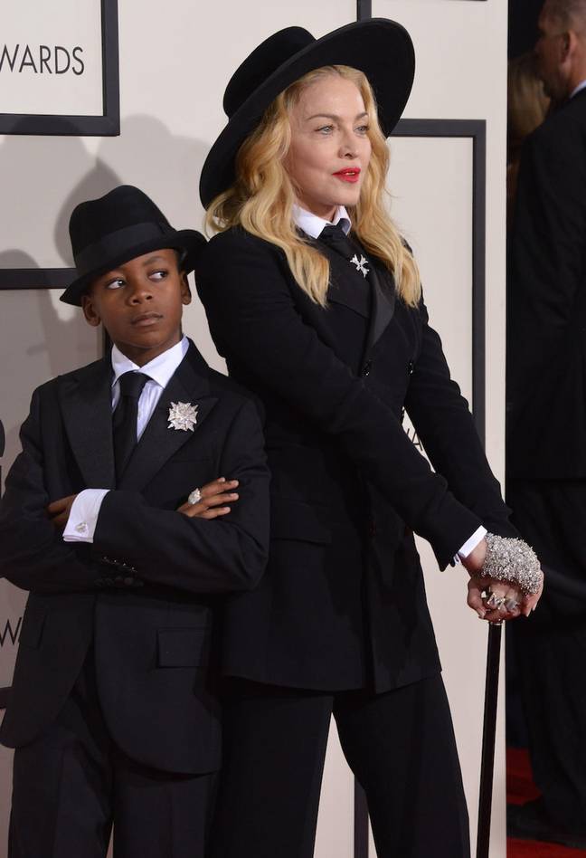 Madonna pictured with David back in 2014. Credit: Tsuni / USA / Alamy Stock Photo