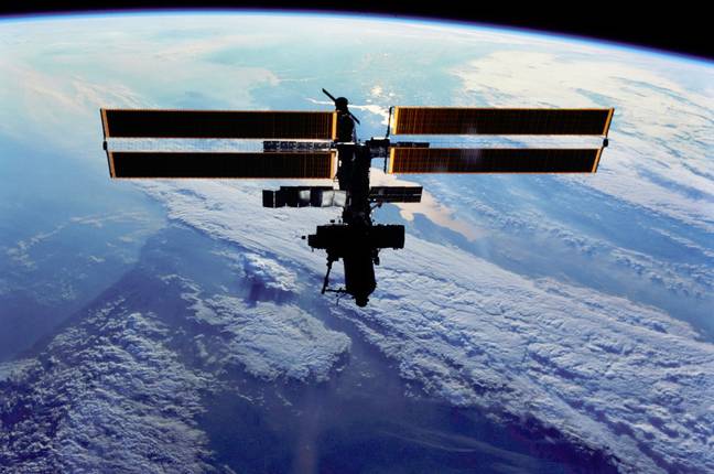 Satellite orbiting Earth. Credit:  JG Photography / Alamy Stock Photo