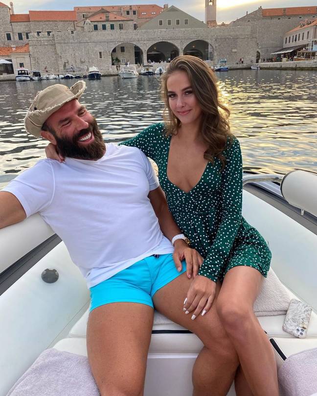 The social media star is now in a monogamous relationship - but his new girlfriend's identity is yet to be revealed. Credit: Instagram/@danbilzerian