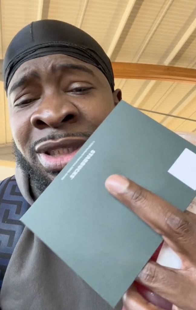 Jontay showed off his gift card. Credit: TikTok/@jontayblack