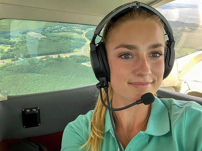 Viktoria Theresie Izabelle Ljungman sadly died in the flight accident in Virginia. Credit: Instagram/@viktoriathepilot