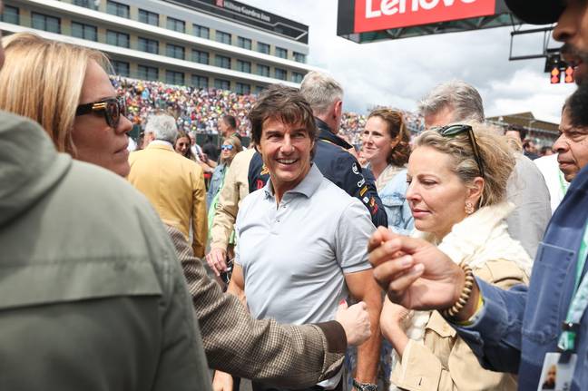 Cruise spent his 60th at Silverstone. Credit: Alamy