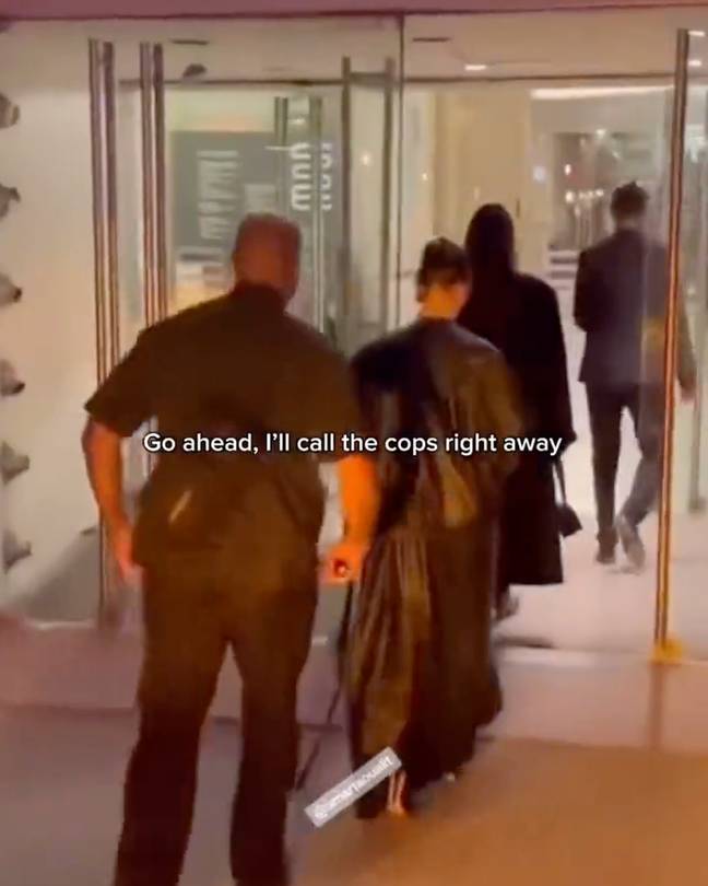 Justin Bieber's second half has gone viral after he was filmed walking inside a restaurant while a French man scolded him for parking his car on the sidewalk.  Credit: