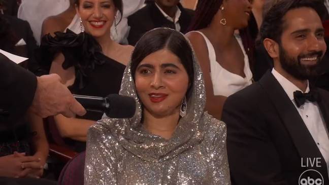 Malala Yousafzai has been praised for the response she gave to the host. Credit: ABC